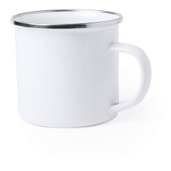 Tasse Personnalisée Sublimation Éco-responsable Neyms Matières : métal Couleurs : blanc goodies publicitaire événementiel