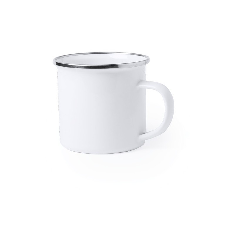 Tasse Personnalisée Sublimation Éco-responsable Neyms Matières : métal Couleurs : blanc goodies publicitaire événementiel