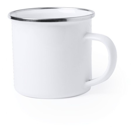 Tasse Personnalisée Sublimation Éco-responsable Neyms Matières : métal Couleurs : blanc goodies publicitaire événementiel