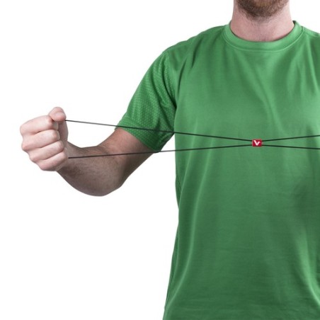 Bande de Résistance Personnalisée Éco-responsable pour Fitness - Mansat pas cher Couleurs : rouge marquage laser ultra précis