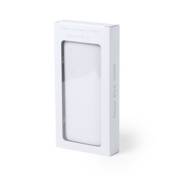 Power Bank Personnalisée 10000 mAh Kaprin pas cher Couleurs : blanc personnalisation sur mesure