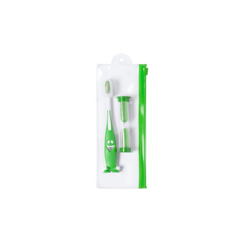 Set Pratique Éco-responsable avec Brosse à Dents et Sablier - Fident Couleurs : bleu cadeau client original