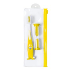 Set Pratique Éco-responsable avec Brosse à Dents et Sablier - Fident Couleurs : vert marquage couleur éclatante