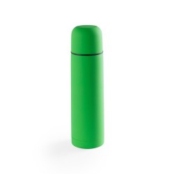 Bouteille Isotherme Économique Personnalisée 500 ml Hosban Matières : caoutchouc Couleurs : vert objet promotionnel éco-responsa