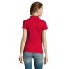 Polo polycoton personnalisé pour femme - PRIME Matières : PET Taille textile : L Couleurs : rouge objet promo petit budget
