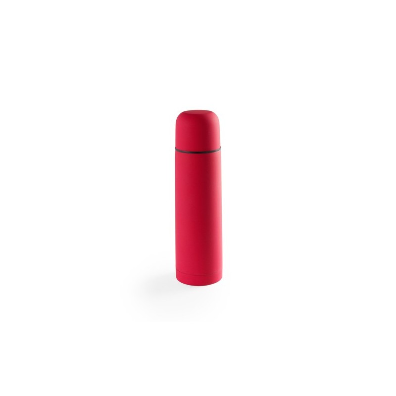 Bouteille Isotherme Économique Personnalisée 500 ml Hosban Matières : caoutchouc Couleurs : fuchsia cadeau affaires élégant
