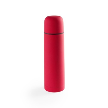Bouteille Isotherme Économique Personnalisée 500 ml Hosban Matières : caoutchouc Couleurs : fuchsia cadeau affaires élégant