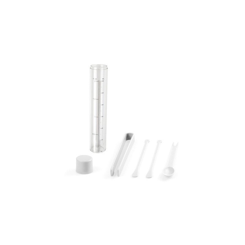 Set Cocktail Personnalisable Éco-responsable Kaipir Matières : polystyrène (PS) Couleurs : blanc personnalisable avec votre logo