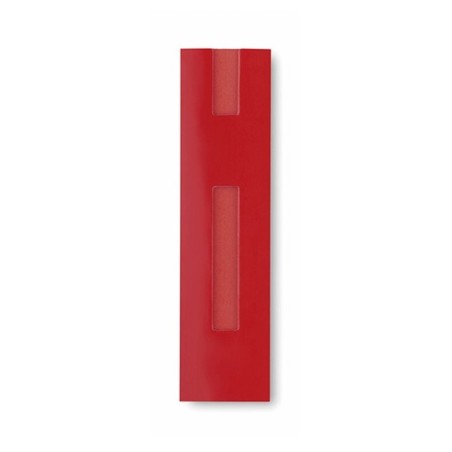 Étui Stylo Élégant et Fonctionnel Personnalisé Menit Matières : carton Couleurs : rouge goodies publicitaire événementiel