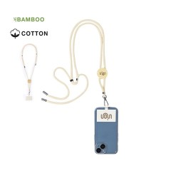 Lanyard Éco-responsable Personnalisé pas cher - Support Reuter Matières : bambou 2