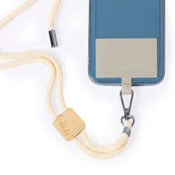 Lanyard Éco-responsable Personnalisé pas cher - Support Reuter Matières : bambou cadeau collaborateur premium