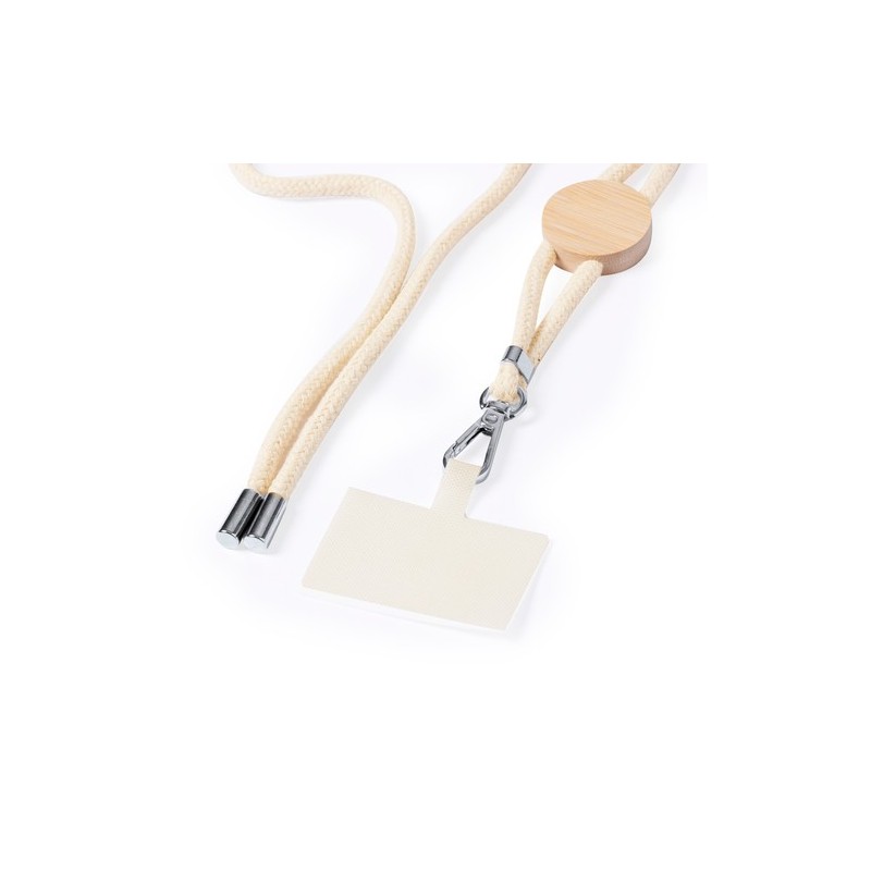 Lanyard Éco-responsable Personnalisé pas cher - Support Reuter Matières : bambou objet promotionnel éco-responsable