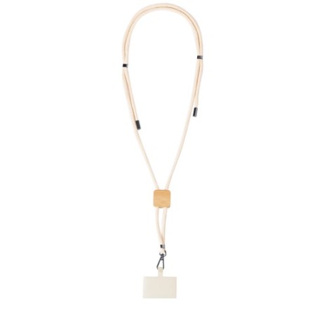 Lanyard Éco-responsable Personnalisé pas cher - Support Reuter Matières : bambou goodies entreprise design