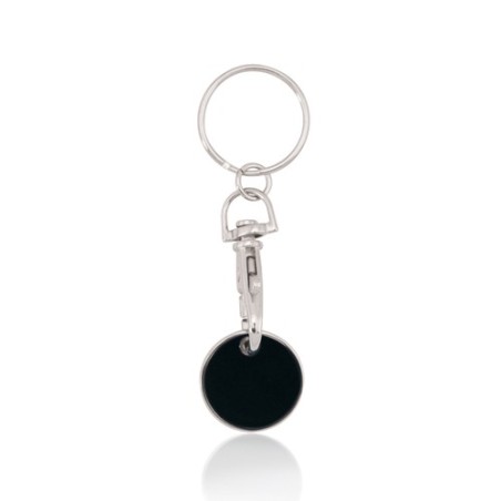 Porte-Clés Monnaie Personnalisé Idéal pour Offrir - Euromarket Matières : métal Couleurs : bleu marquage laser ultra précis