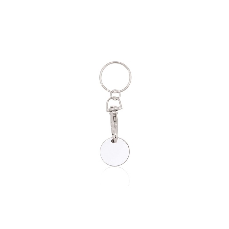 Porte-Clés Monnaie Personnalisé Idéal pour Offrir - Euromarket Matières : métal Couleurs : fuchsia cadeau affaires élégant