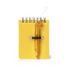 Carnet Mini Publicitaire Personnalisé Duxo Matières : polypropylène (PP) Couleurs : jaune personnalisable avec votre logo