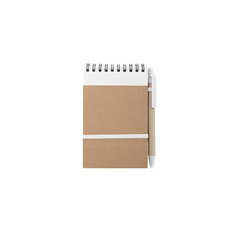Bloc Notes Éco-responsable Personnalisé - Ecocard Matières : carton recyclé Couleurs : vert livraison express 24h 48h
