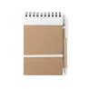 Bloc Notes Éco-responsable Personnalisé - Ecocard Matières : carton recyclé Couleurs : vert livraison express 24h 48h