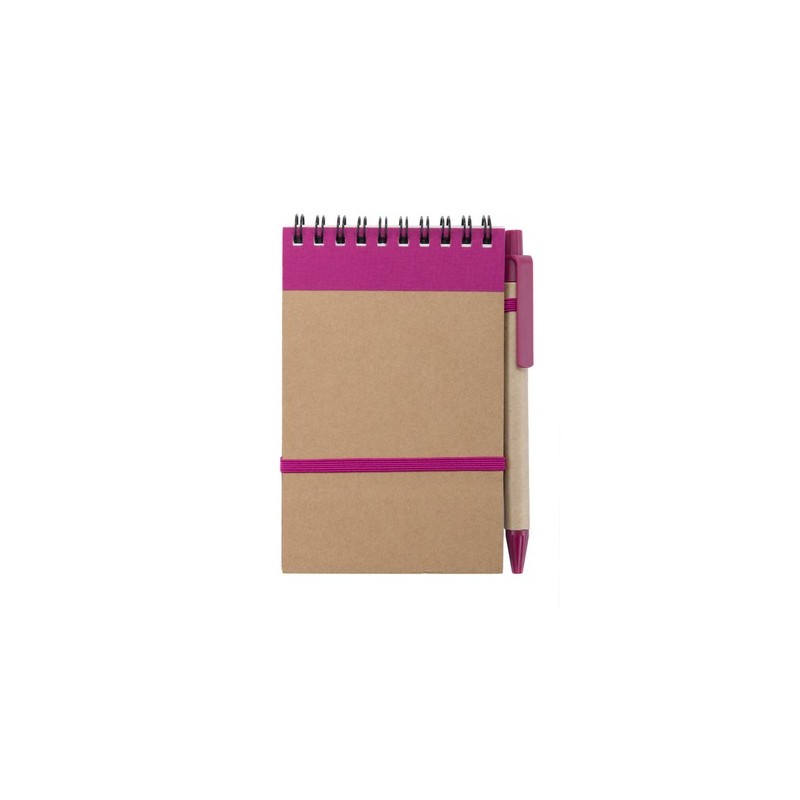 Bloc Notes Éco-responsable Personnalisé - Ecocard Matières : carton recyclé Couleurs : noir goodies entreprise design