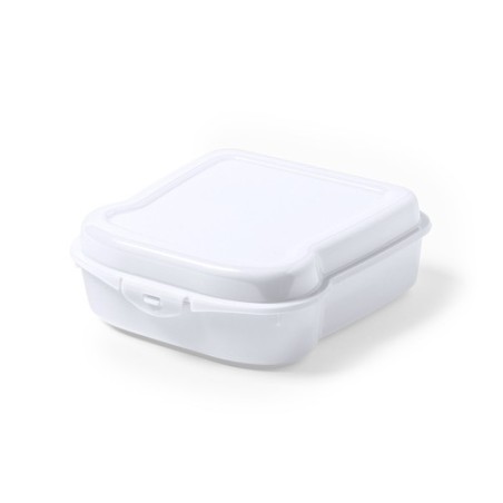Gamelle Sandwich Éco-responsable Pratique Personnalisée - Noix Matières : polypropylène (PP) Couleurs : blanc cadeau entreprise 