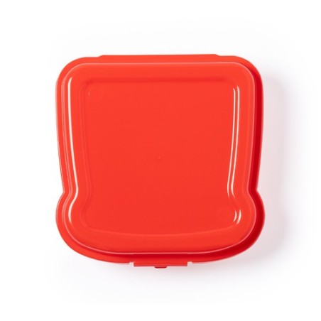 Gamelle Sandwich Éco-responsable Pratique Personnalisée - Noix Matières : polypropylène (PP) Couleurs : blanc objet promo petit 