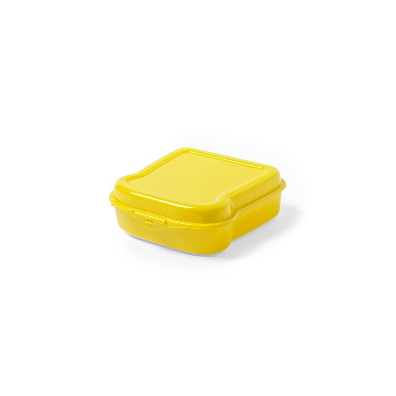 Gamelle Sandwich Éco-responsable Pratique Personnalisée - Noix Matières : polypropylène (PP) Couleurs : blanc objet publicitaire