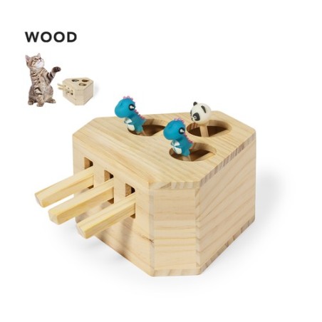 Jeu Éco-responsable et Amusant pour Animaux de Compagnie - Kesel Matières : bois