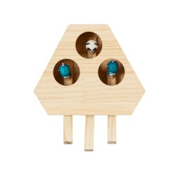 Jeu Éco-responsable et Amusant pour Animaux de Compagnie - Kesel Matières : bois 2