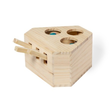 Jeu Éco-responsable et Amusant pour Animaux de Compagnie - Kesel Matières : bois cadeau collaborateur premium