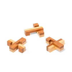 Puzzle en Bambou Personnalisé - Jeu d'Habilité Cusack pas cher Matières : bambou goodies publicitaire événementiel