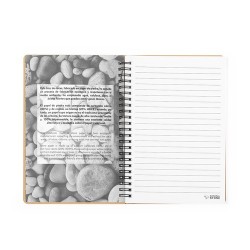Cahier Éco-responsable et Durable Personnalisé - Kenta Matières : carton recyclé goodies publicitaire événementiel