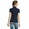 Polo polycoton personnalisé pour femme - PRIME Matières : PET Taille textile : L Couleurs : french navy marquage couleur éclatan