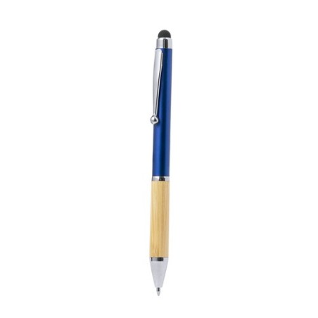 Stylet Bille Multifonction Élégant Personnalisé Zadron Matières : bambou Couleurs : bleu