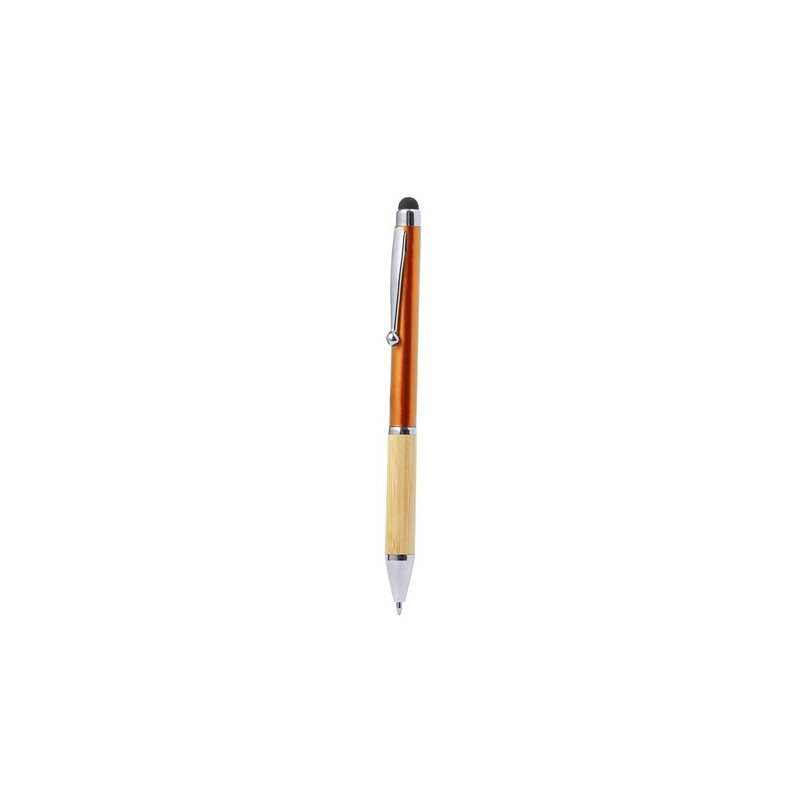 Stylet Bille Multifonction Élégant Personnalisé Zadron Matières : bambou Couleurs : bleu personnalisable avec votre logo