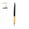 Stylet Bille Multifonction Élégant Personnalisé Zadron Matières : bambou Couleurs : bleu livraison express 24h 48h