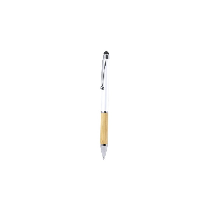 Stylet Bille Multifonction Élégant Personnalisé Zadron Matières : bambou Couleurs : rouge cadeau affaires élégant