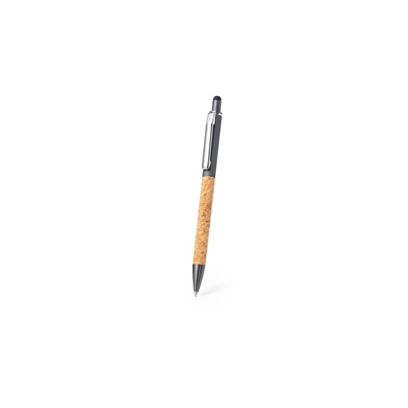 Stylet Élégant et Pratique Bille Moson Matières : liège Couleurs : gris goodies entreprise design