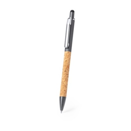 Stylet Élégant et Pratique Bille Moson Matières : liège Couleurs : gris goodies entreprise design