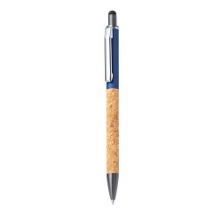 Stylet Élégant et Pratique Bille Moson Matières : liège Couleurs : bleu marine cadeau entreprise pas cher