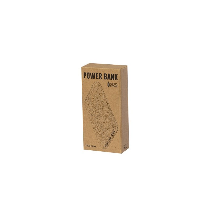 Power Bank Externe Personnalisée 5000 mAh pas cher Laford Matières : ABS Couleurs : naturel impression haute définition
