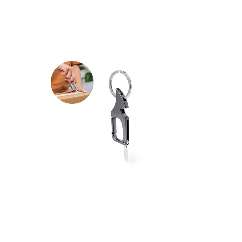 Porte-Clés Multifonction Pratique Personnalisé - Kaizen Matières : métal Couleurs : argenté personnalisable avec votre logo