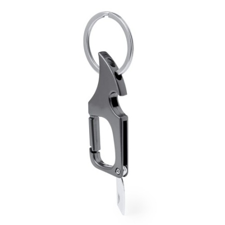 Porte-Clés Multifonction Pratique Personnalisé - Kaizen Matières : métal Couleurs : argenté cadeau entreprise pas cher