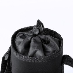 Porte-Bouteilles Publicitaire Personnalisable Éco-responsable - Rafle Matières : softshell Couleurs : noir goodies publicitaire 