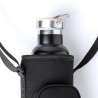 Porte-Bouteilles Publicitaire Personnalisable Éco-responsable - Rafle Matières : softshell Couleurs : noir marquage laser ultra 