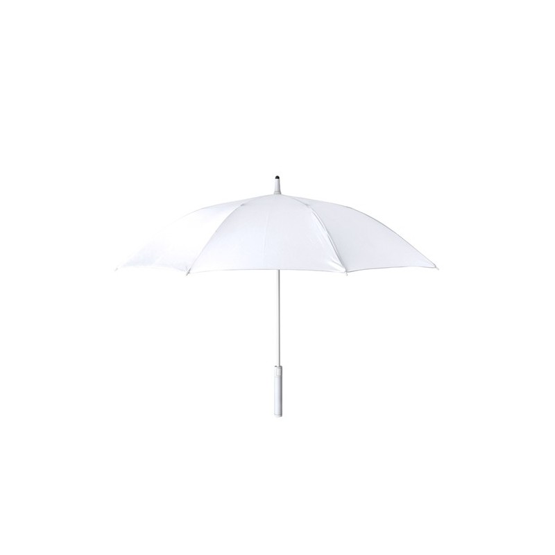 Parapluie Éco-responsable Personnalisé à prix réduit - Wolver Matières : PET recyclé Couleurs : rouge marquage laser ultra préci