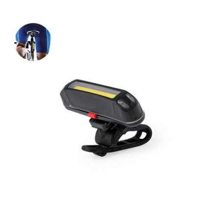 Lumière de sécurité personnalisée pour vélo - Havu Couleurs : noir personnalisable avec votre logo