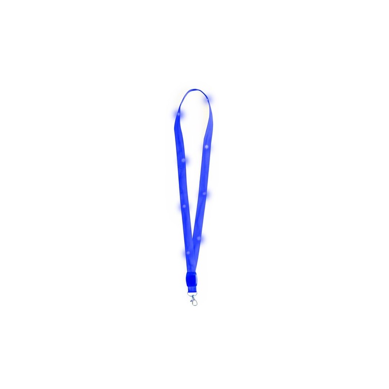 Lanyard Personnalisé LED - Wilou Matières : polyester Couleurs : jaune personnalisation rapide en France