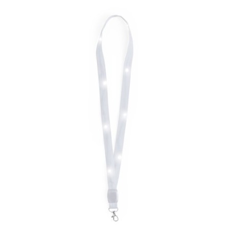 Lanyard Personnalisé LED - Wilou Matières : polyester Couleurs : rouge goodies personnalisé en stock