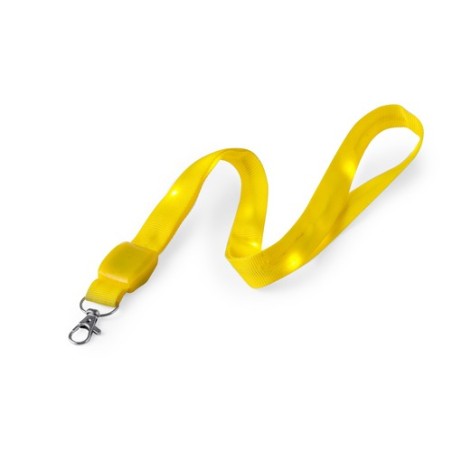 Lanyard Personnalisé LED - Wilou Matières : polyester Couleurs : rouge goodies publicitaire événementiel