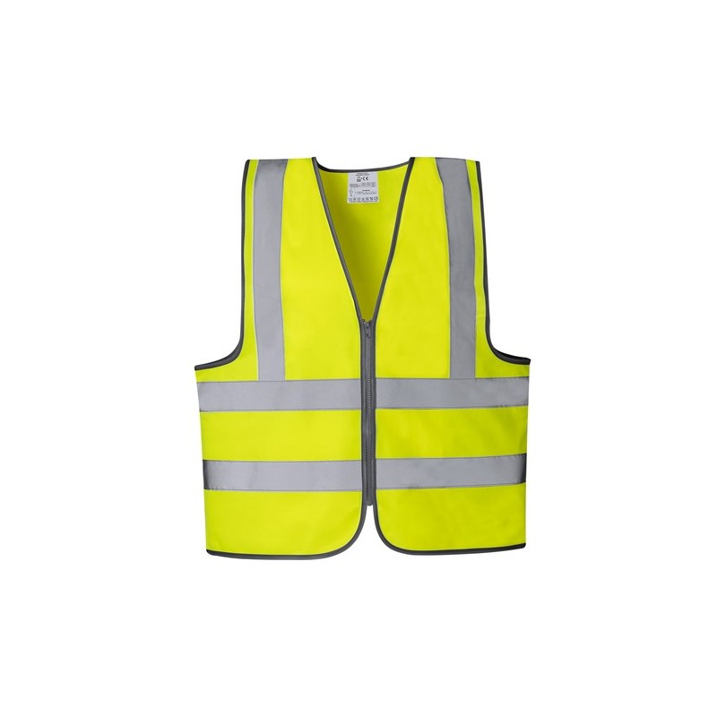 Gilet Réfléchissant Personnalisé Haute Visibilité CE Jestol Matières : polyester Couleurs : jaune
